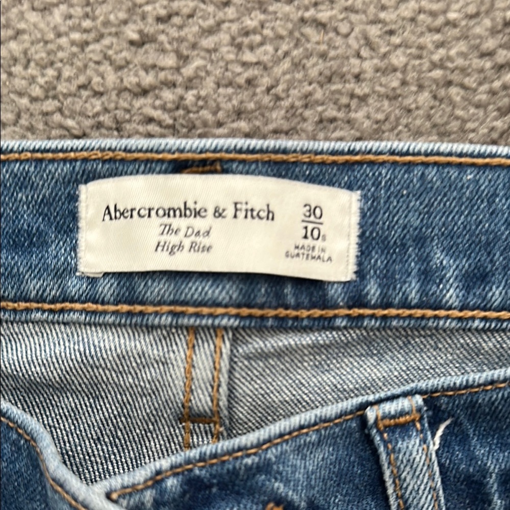 The Dad high rise jeans short